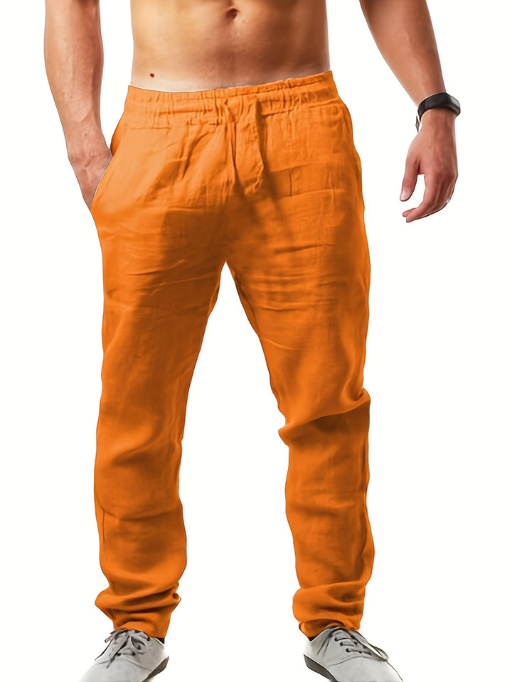 Herr Byxor | Straight | Elastisk Midja