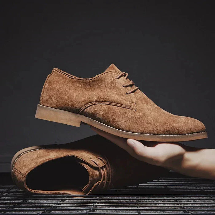 Herr Derby Lace-Up Skor med Klassisk Design