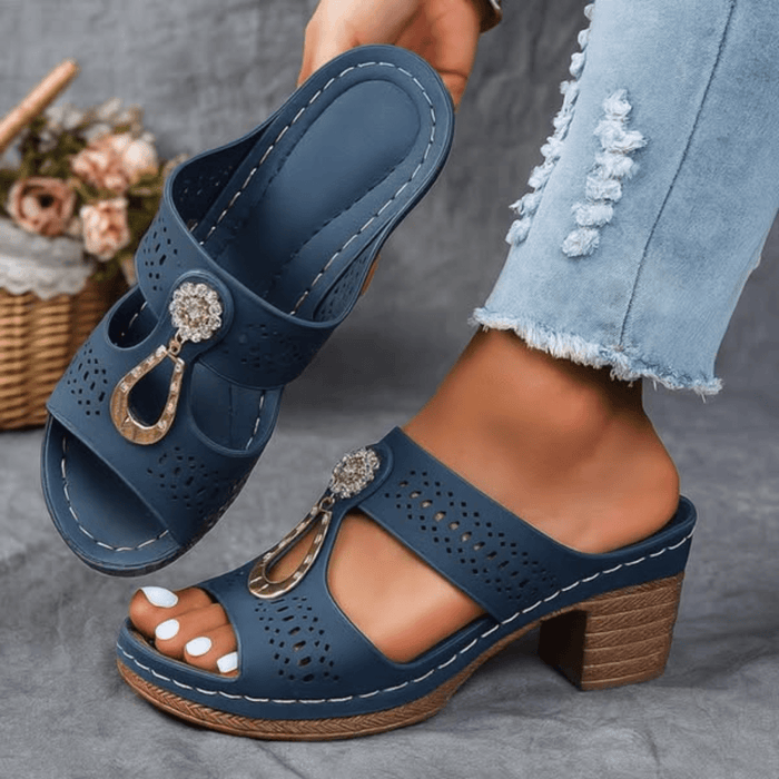 Dam ortopediska sandaler - Elegant komfort
