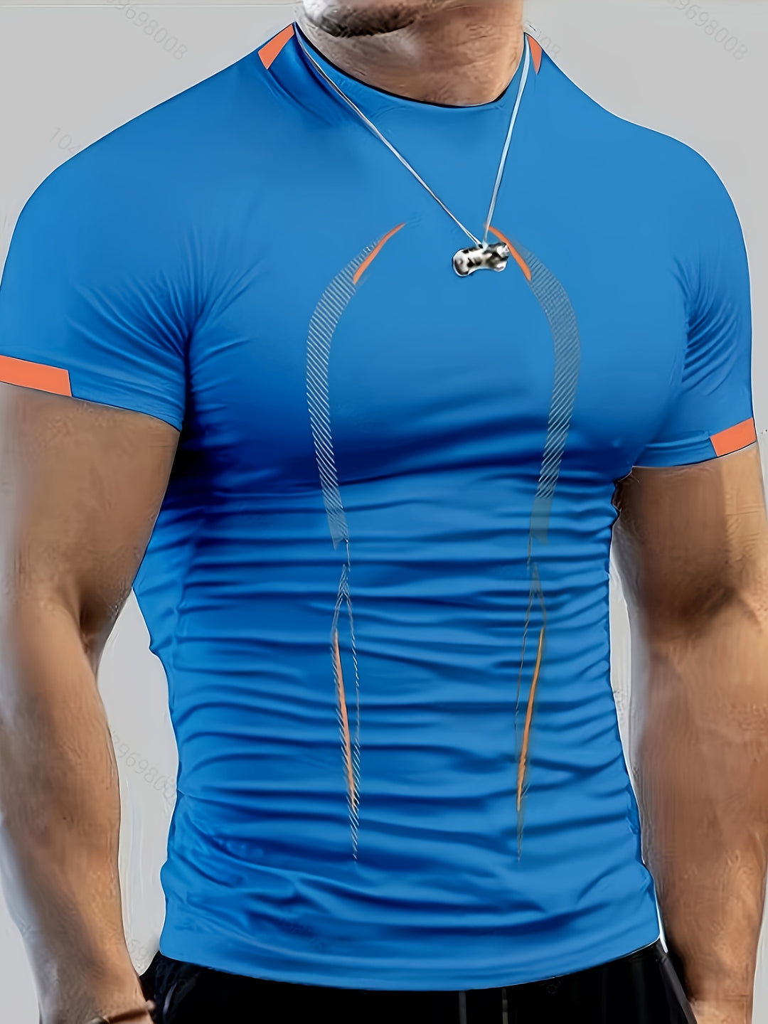 Herr T-shirt | Slimfit | Kort Ärm | Rund Hals