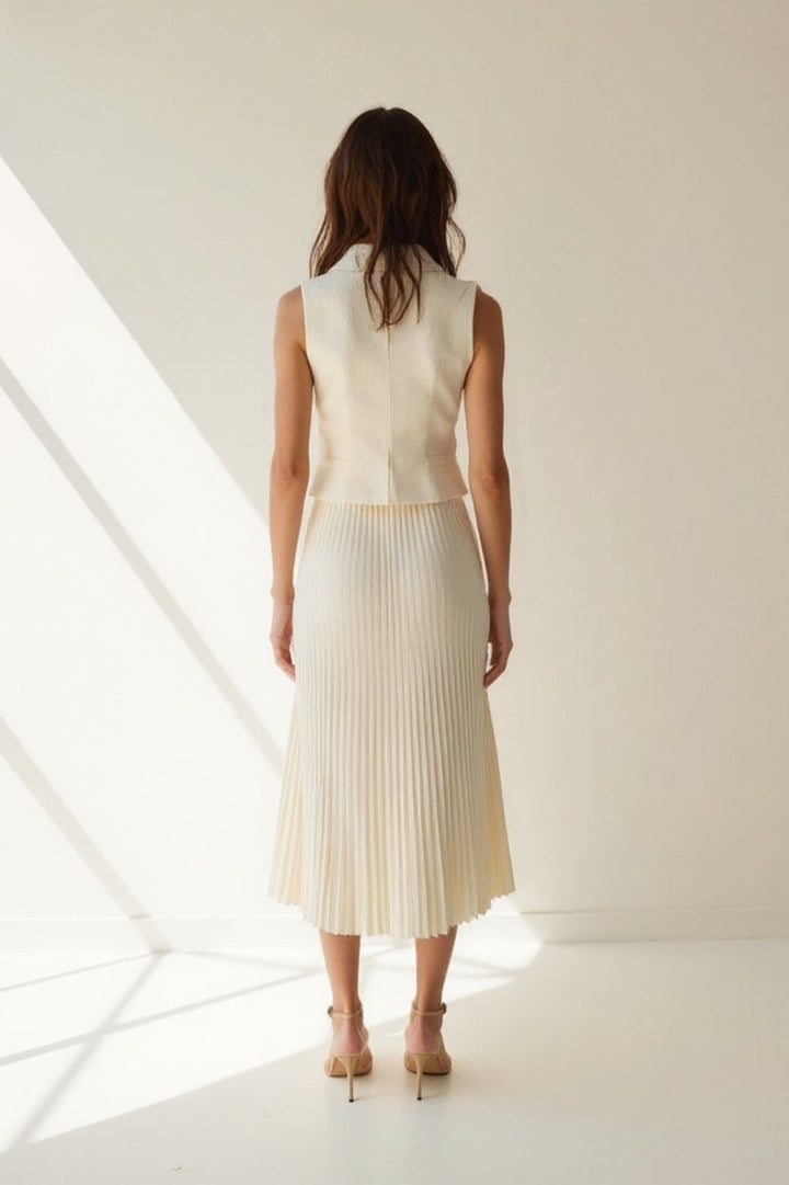 Dam Set | Elegant | Plisserad Midi