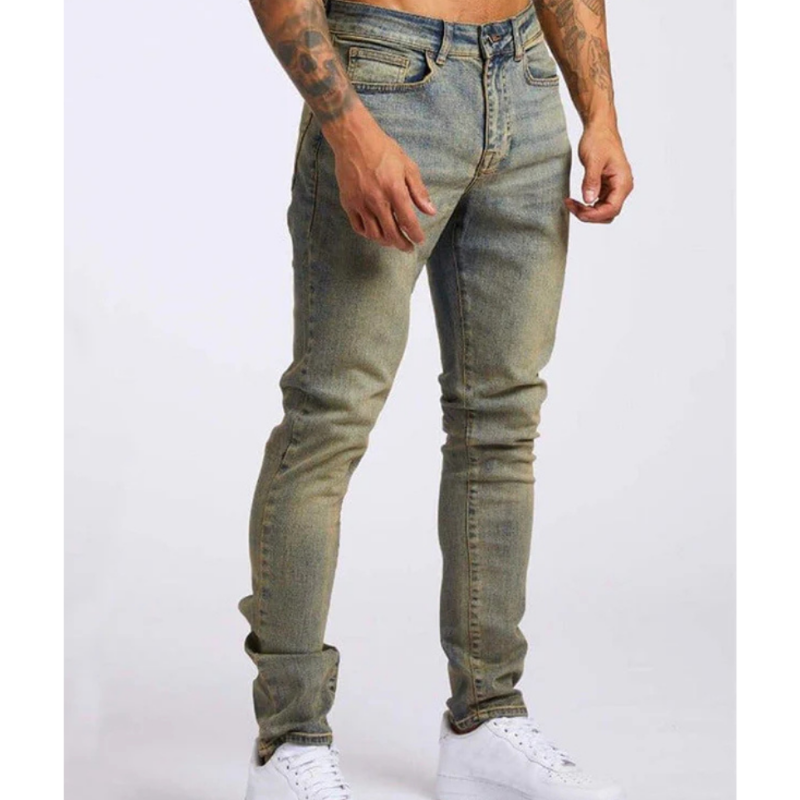 Herr Jeans | Slimfit | Med Knapplåsning