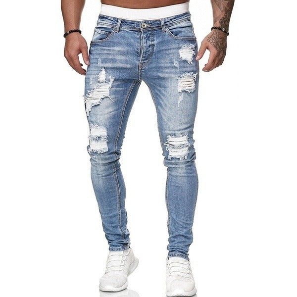 Herr Jeans | Slimfit Tapered | Distressed Detaljer