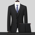 Herr Set | Elegant Tapered | Med Knappar | Vår