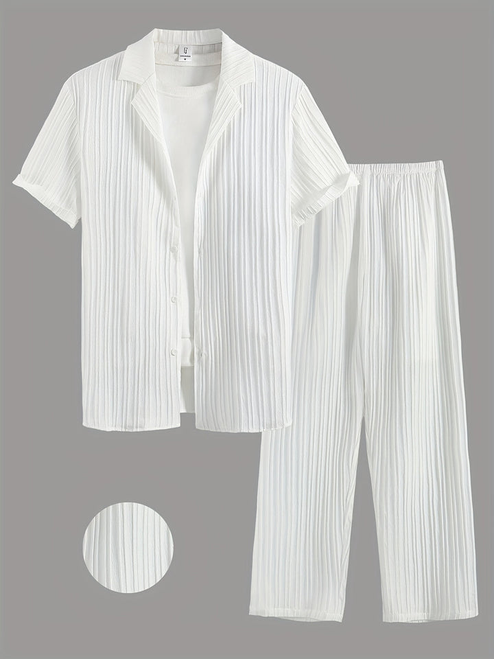Herr Set | Oversized | Med Knappar