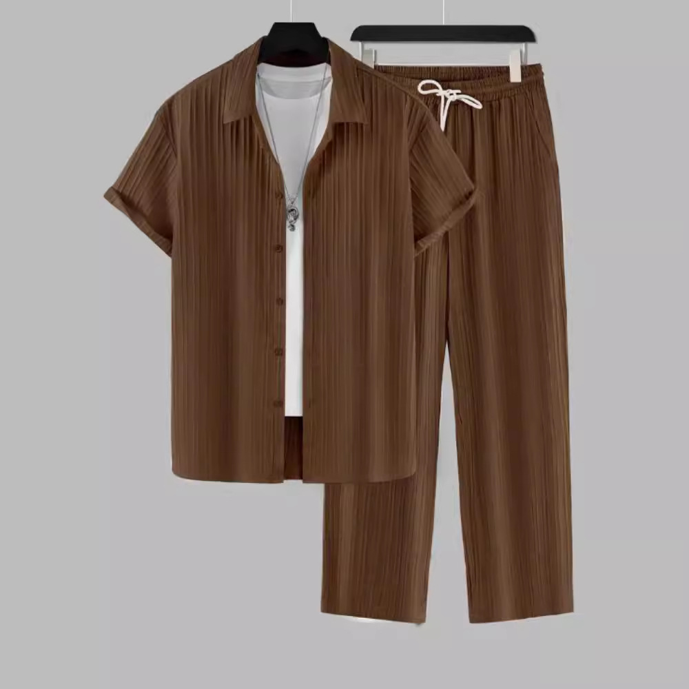Herr Set | Oversized | Med Knappar