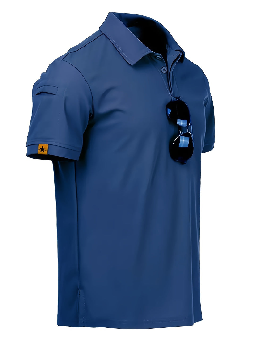 Herrpiké | Slim fit | Med knappar