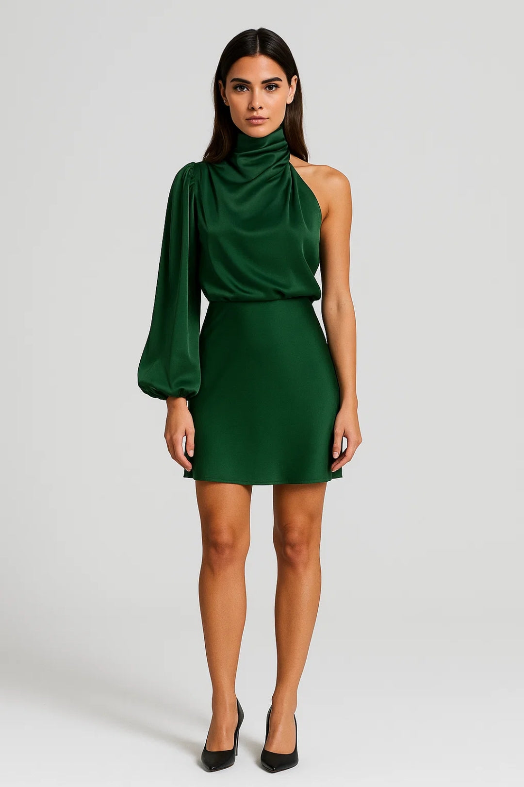 Dam Set | Elegant Asymmetrisk | En Ärm