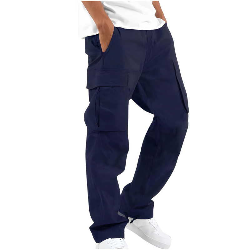 Herr Cargo Byxor | Straight | Med Dragkedjefickor