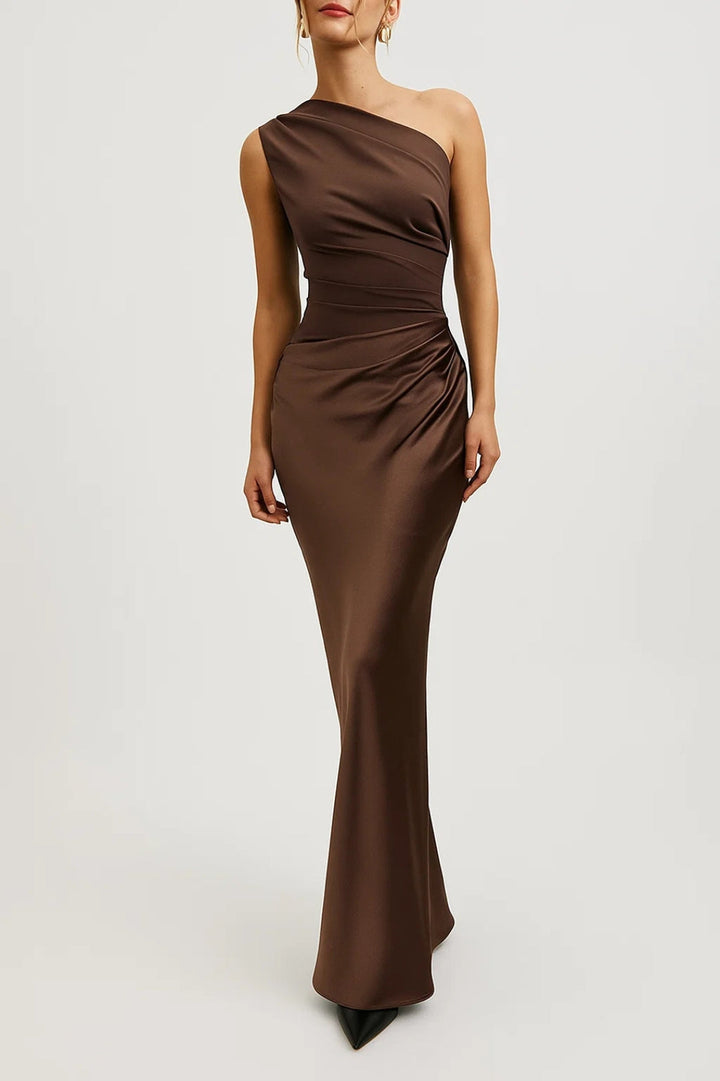 Dam Klänning | Elegant Slimfit | Asymmetrisk Design