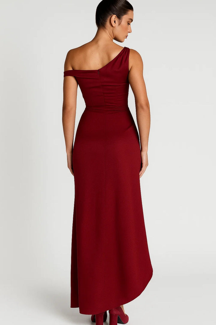 Dam Klänning | Elegant Figurnära | Med Slits