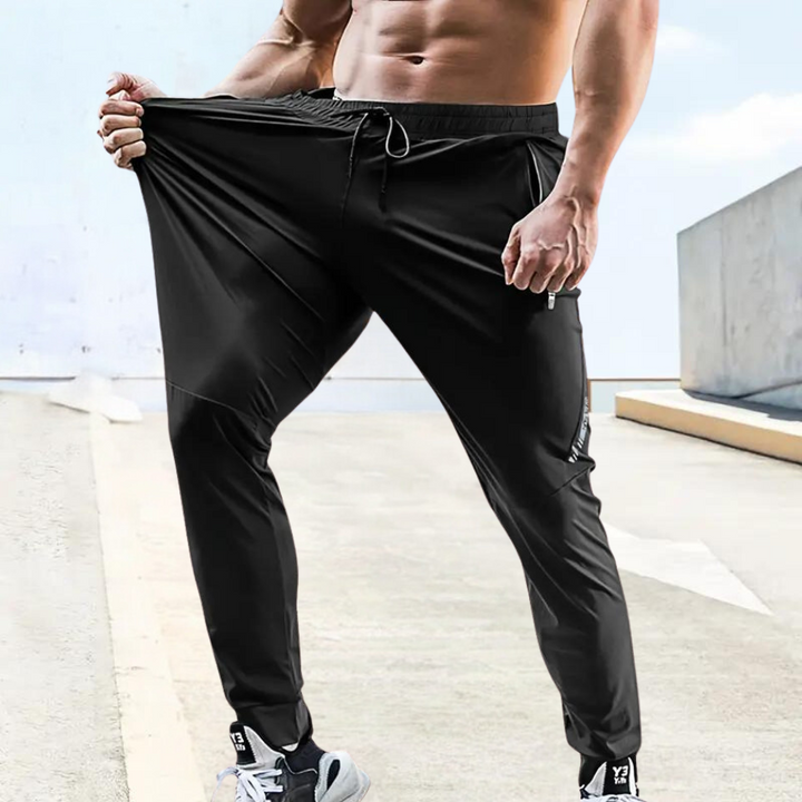 Herr Joggers | Tapered | Med Dragkedja