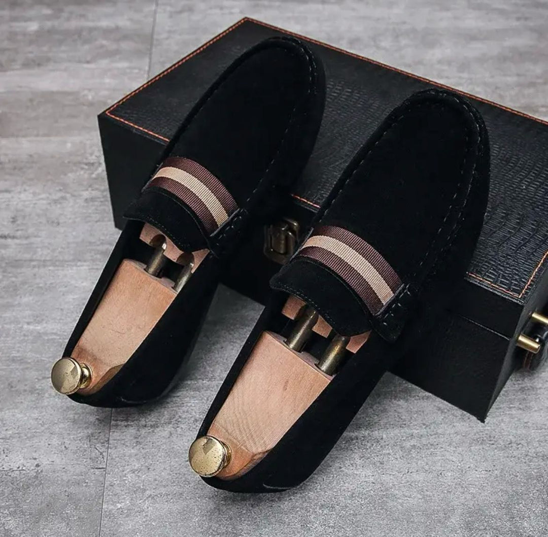 Herr Loafers | Slip-on Klassisk | Band Detalj