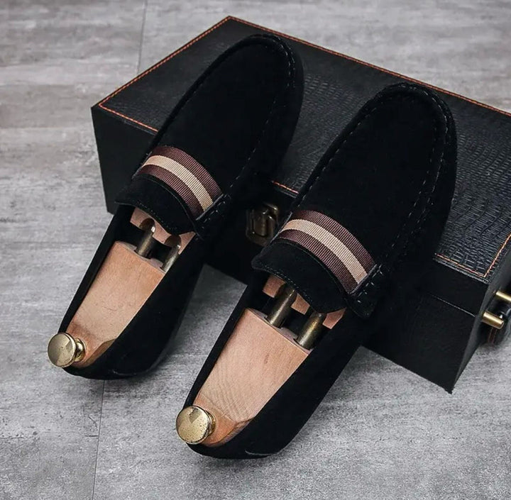 Herr Loafers | Slip-on Klassisk | Band Detalj