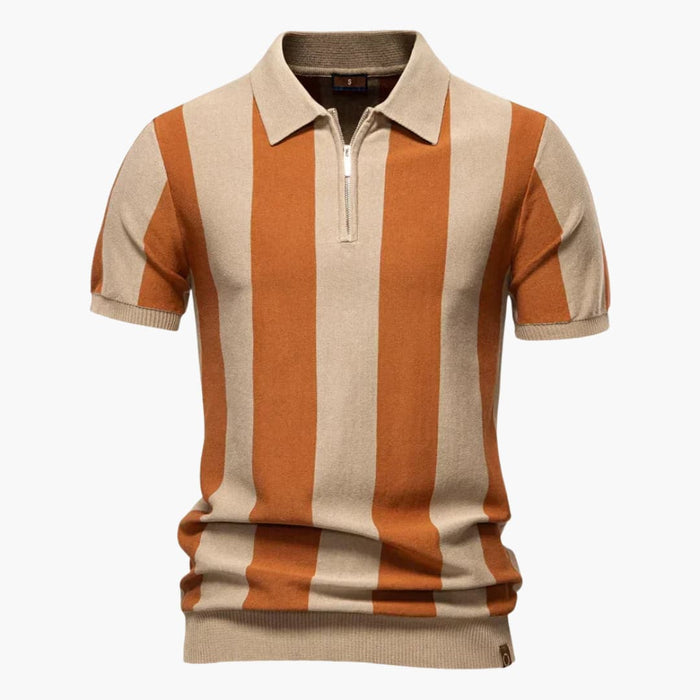 Herr Pikétröja | Retro | Dragkedja
