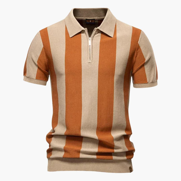 Herr Pikétröja | Retro | Dragkedja