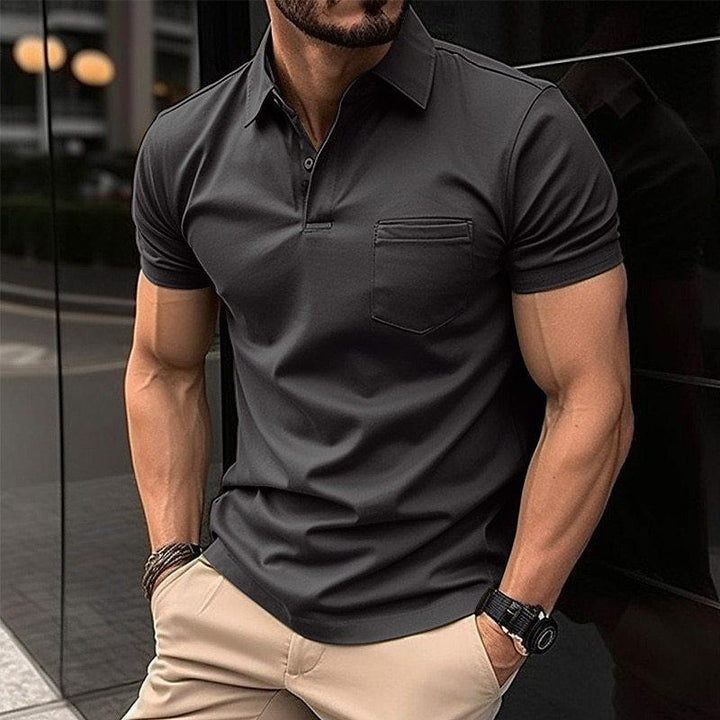 Herr Piké | Slimfit | Med Knappar | Kort Ärm