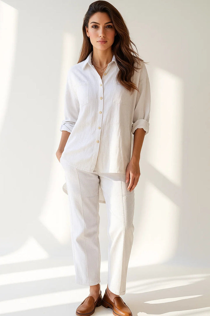 Dam Set | Elegant Stil | Med Knappar