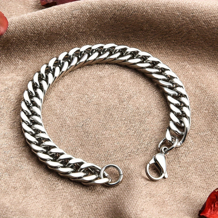 Herr Armband | Kedja | Breda Länkar