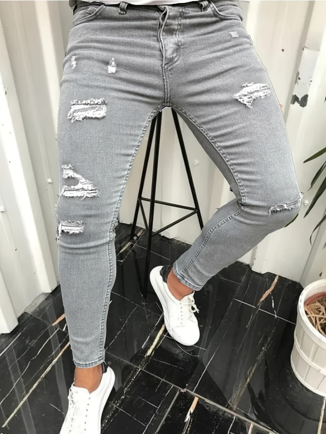 Herr Jeans | Slimfit | Ripped Detaljer