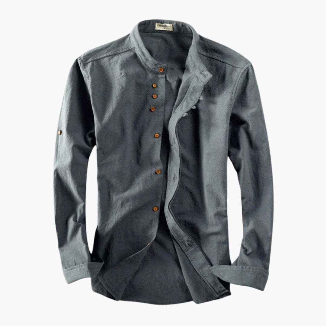 Herr Skjorta | Elegant | Med Knappar