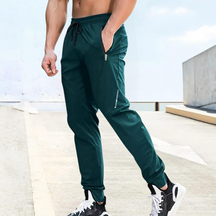 Herr Joggers | Tapered | Med Dragkedja