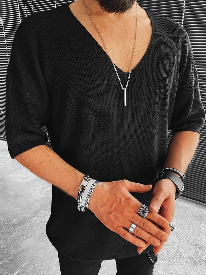 Herr T-shirt | Oversized | V-ringad