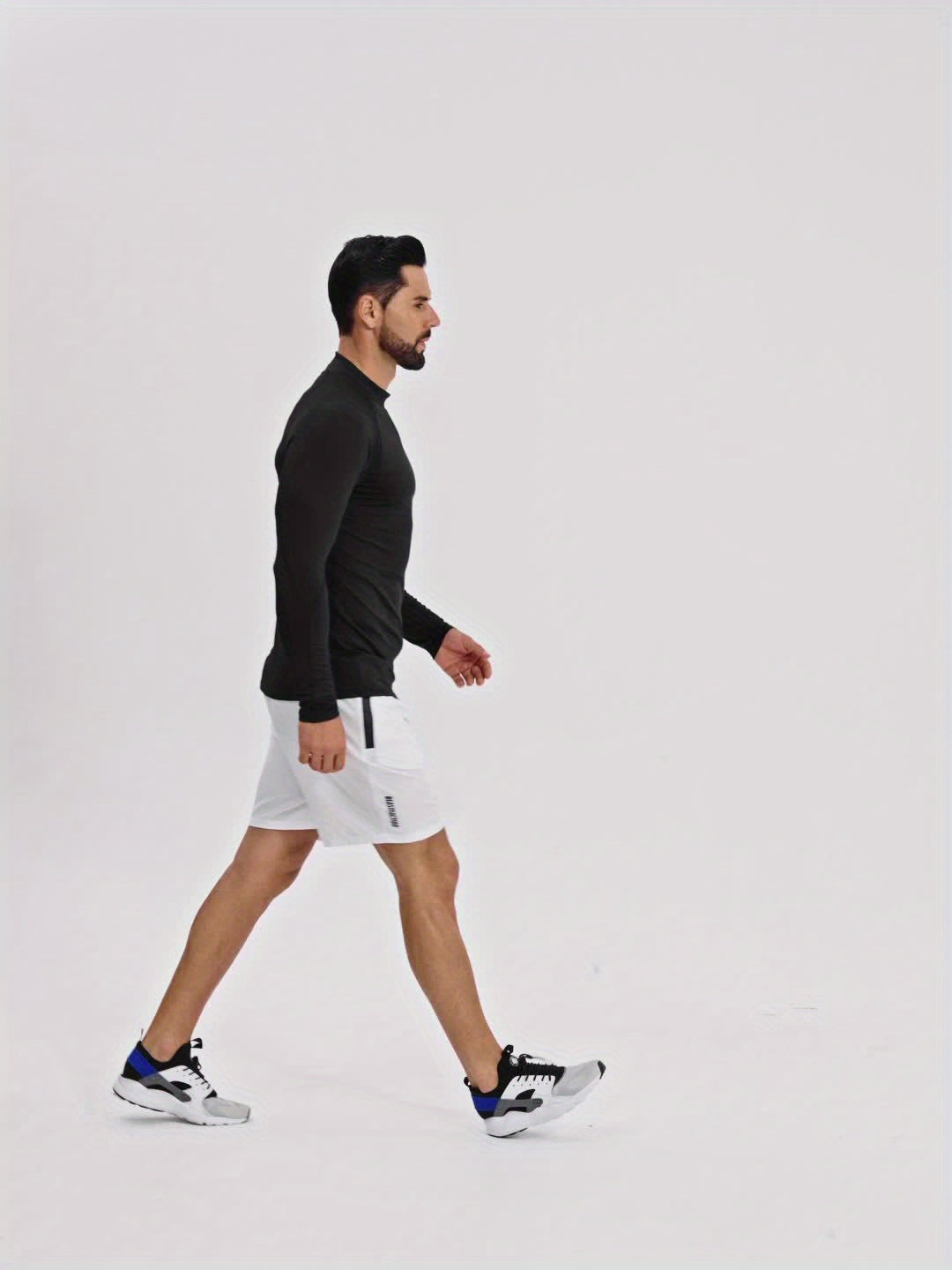 Herr T-shirt | Slimfit | Hög Krage