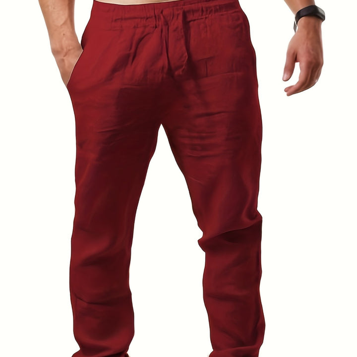Herr Byxor | Straight | Elastisk Midja