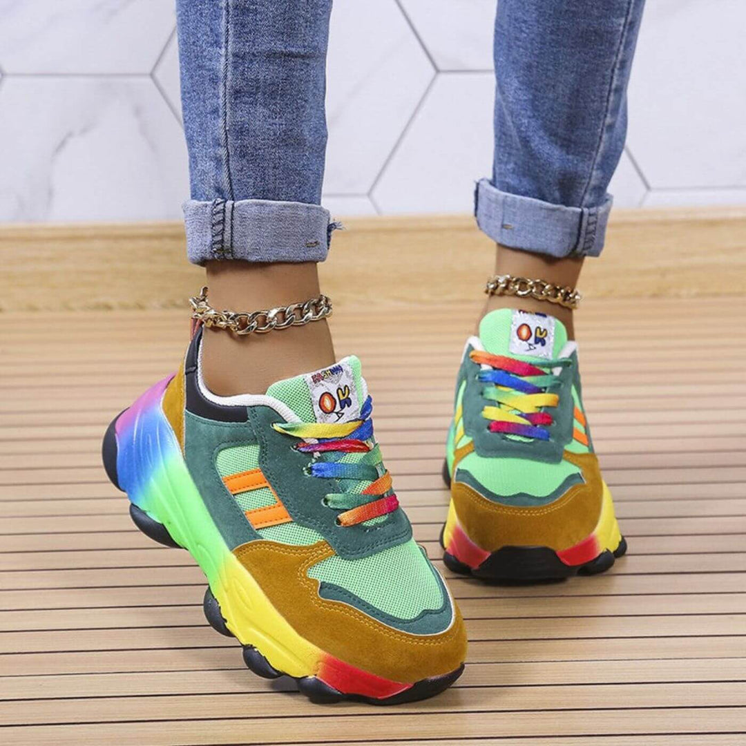 Dam Sneakers | Chunky | Flerfärgad