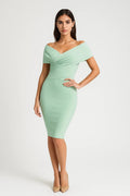 Dam Klänning | Elegant Figurnära | Off Shoulder