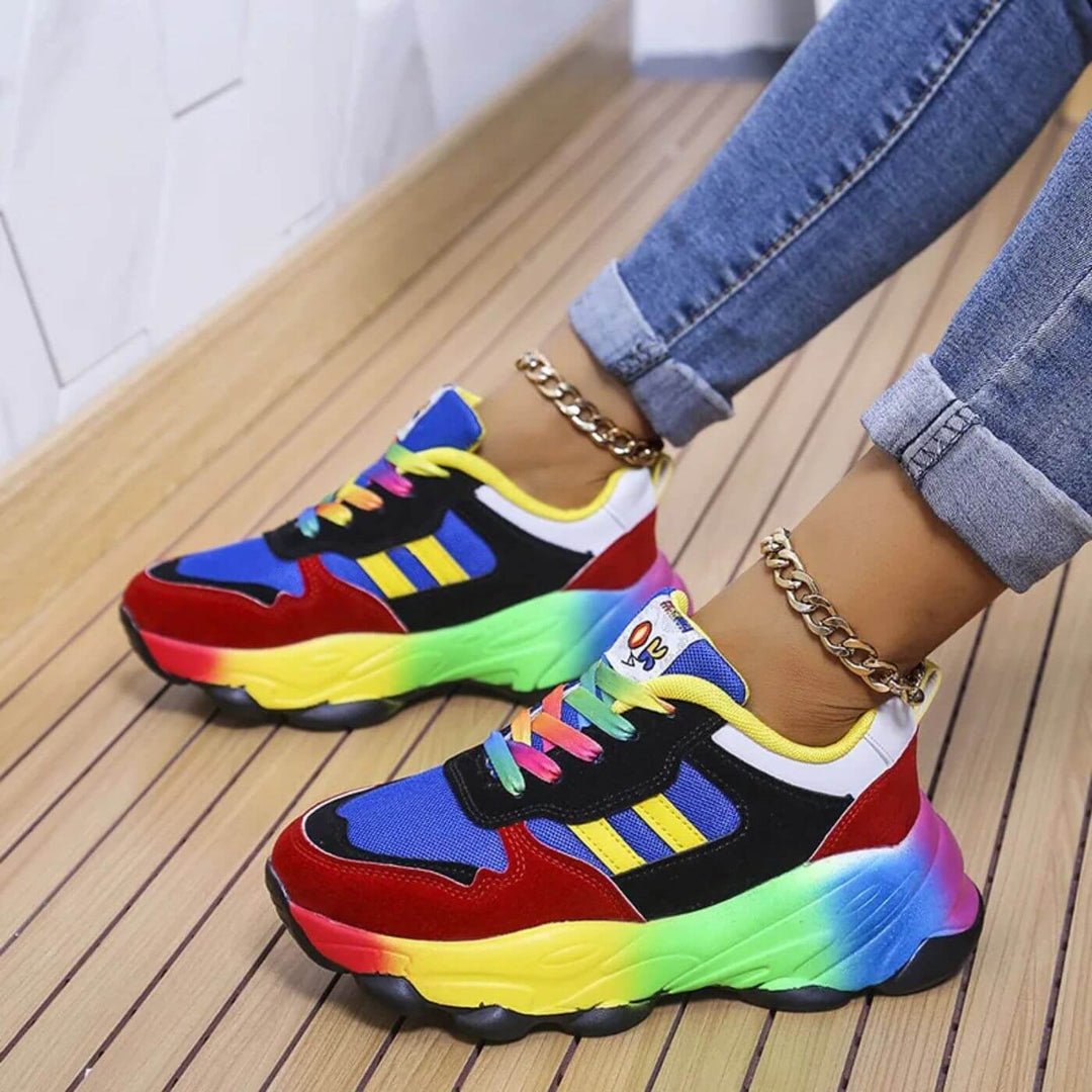 Dam Sneakers | Chunky | Flerfärgad