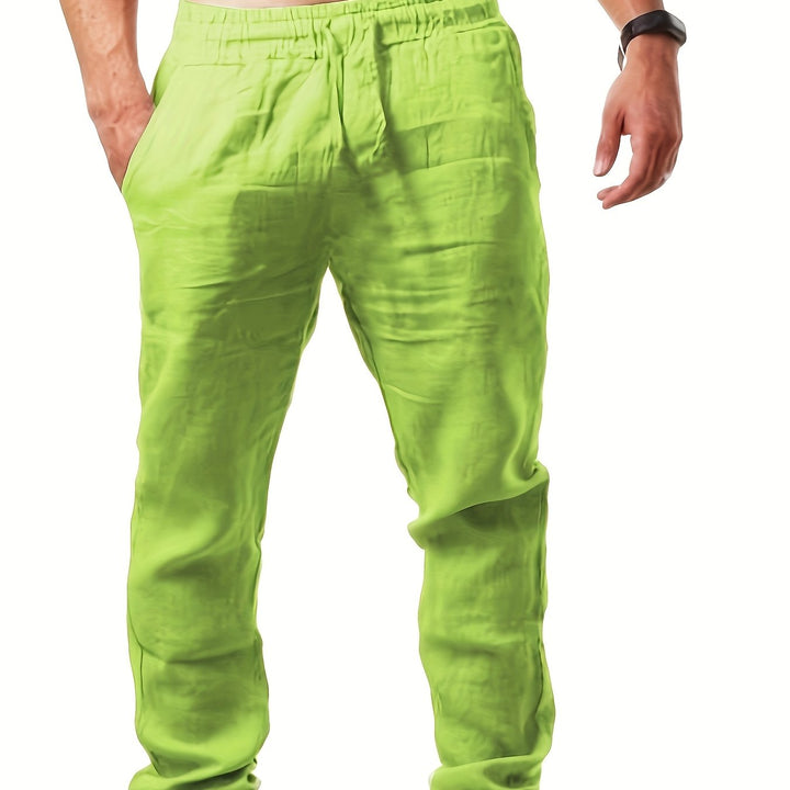 Herr Byxor | Straight | Elastisk Midja