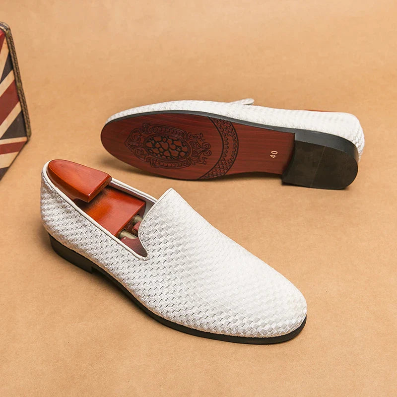 Herr Loafers | Vävd Struktur | Slip-on-modell