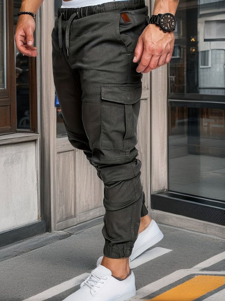 Herr Cargo Jogger | Straight | Elastisk Midja