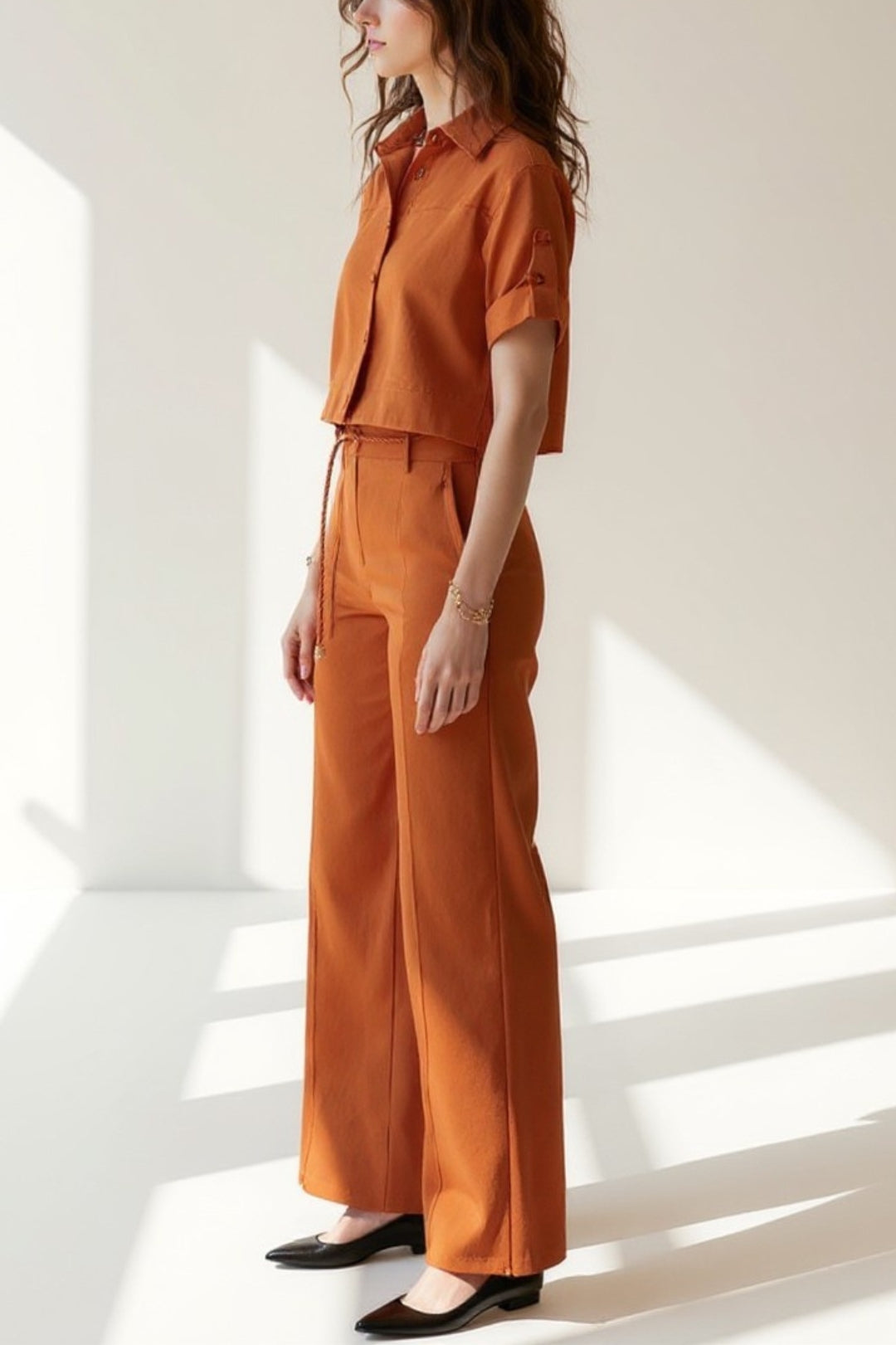 Dam Set | Rak Passform Elegant | Med Knappar