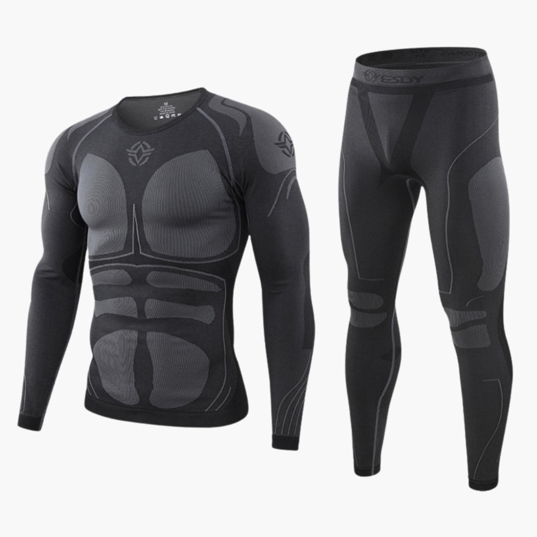 Herr Träningspaket | Slimfit | Lång Ärm