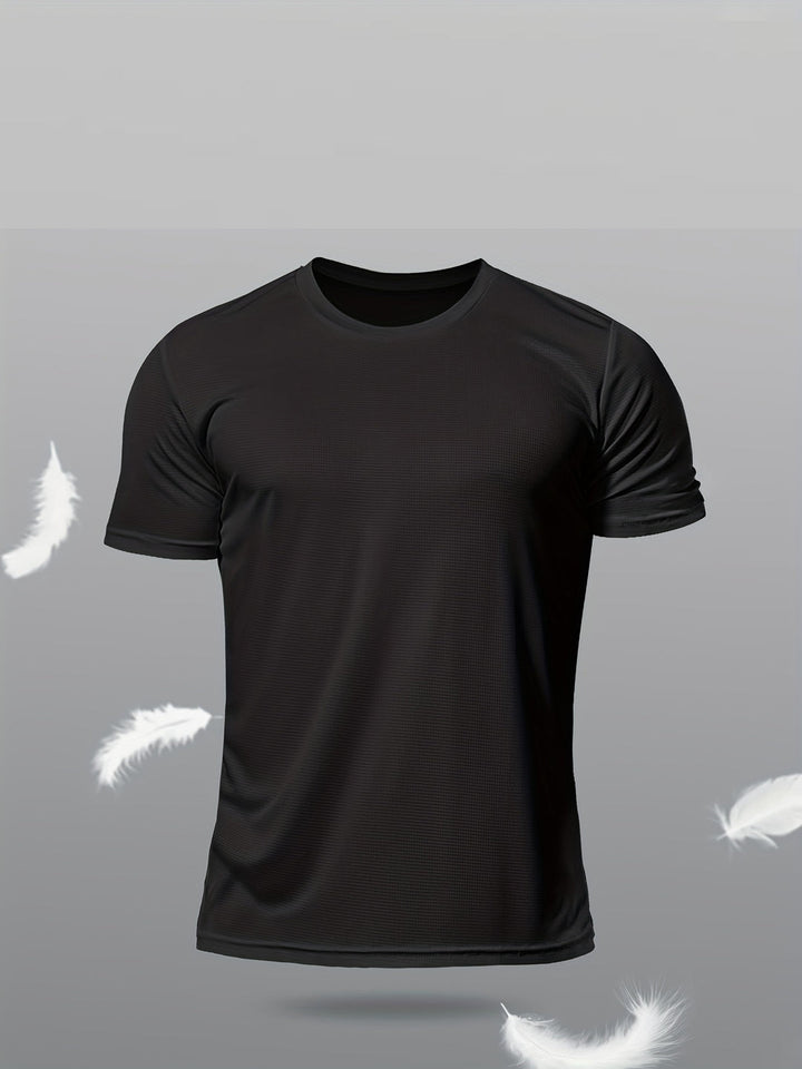 Herr-T-shirt | Slim fit | Rund hals