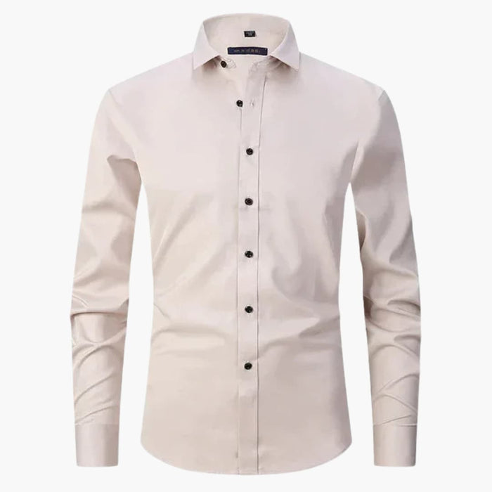 Herr Skjorta | Slim Fit | Med Knappar