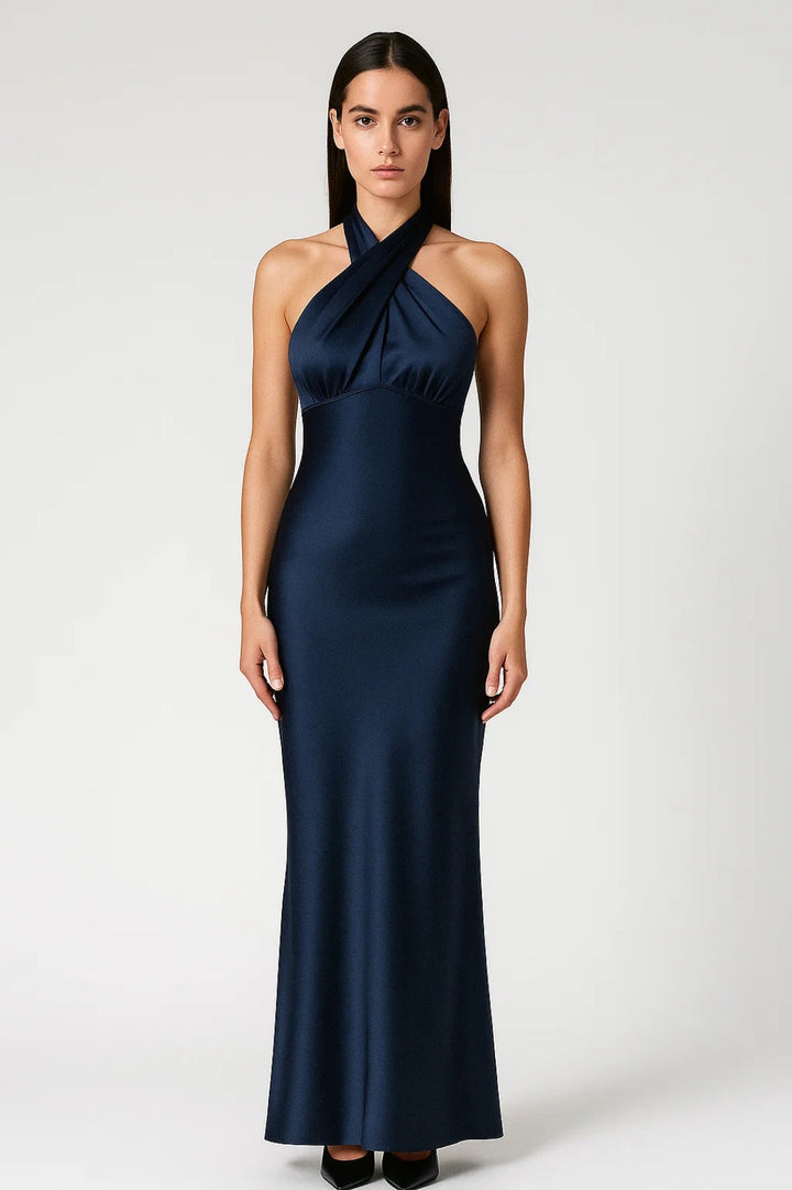 Damklänning | Elegant | Med halterneck