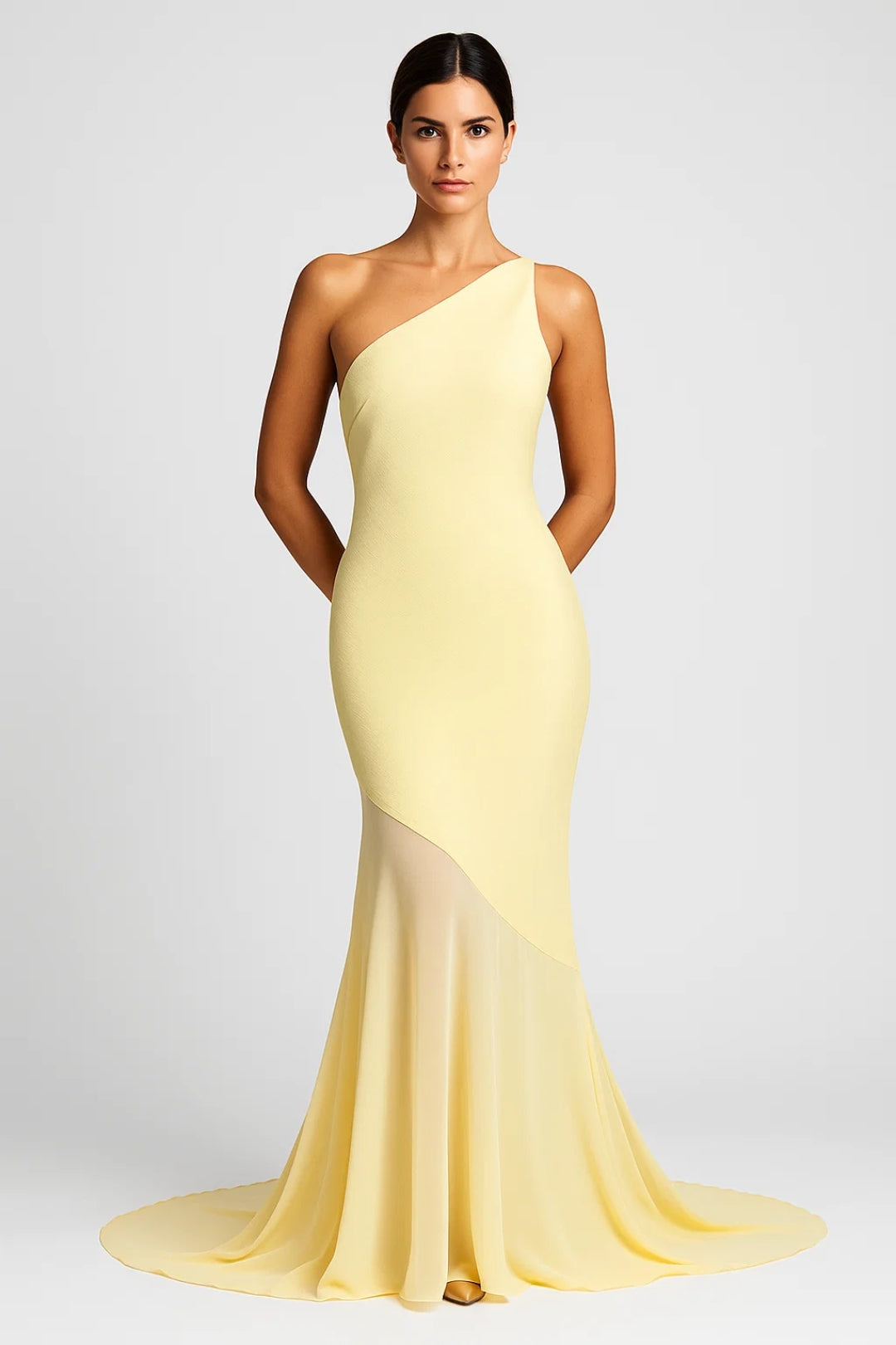 Dam Klänning | Elegant Figurnära | One Shoulder