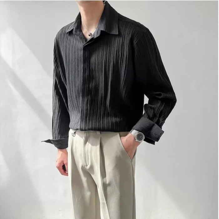 Herr Skjorta | Elegant | Lång Ärm