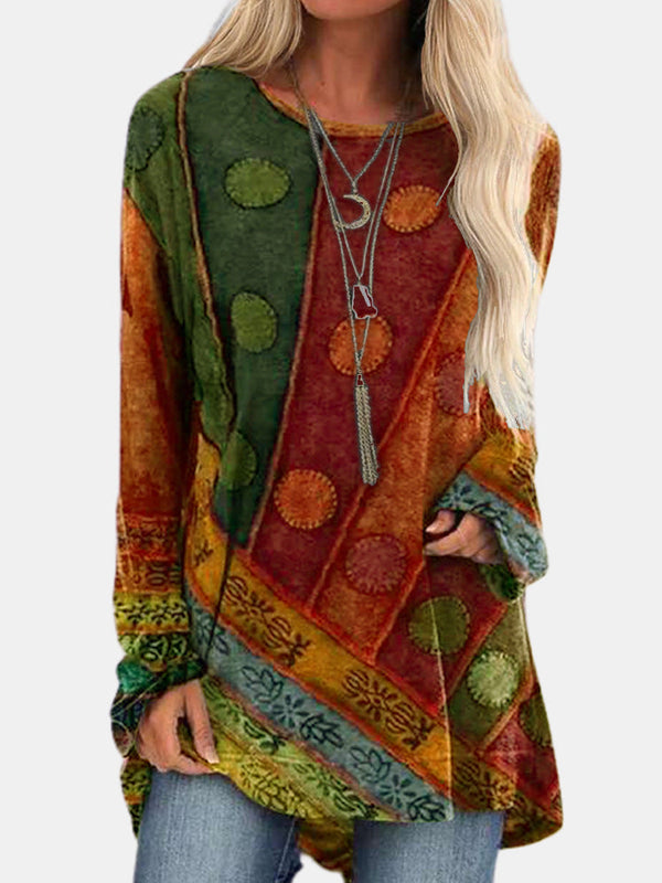 Dam Topp | Oversized | Lång Ärm