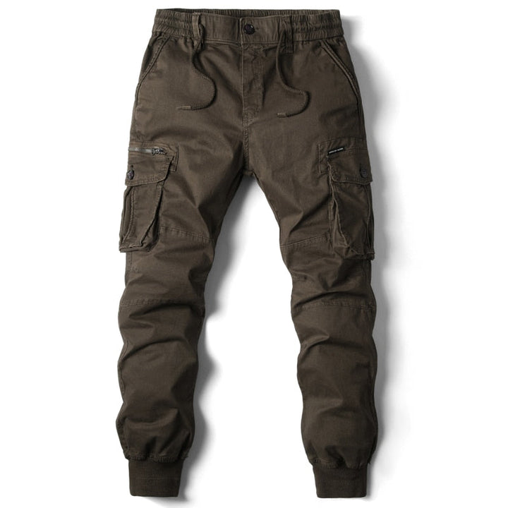 Herr Relaxed Fit Cargo Joggbyxor - Funktionell Stil