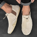 Herr Slip-On Skor med Elastisk Snöring - Bekväm Daglig Stil